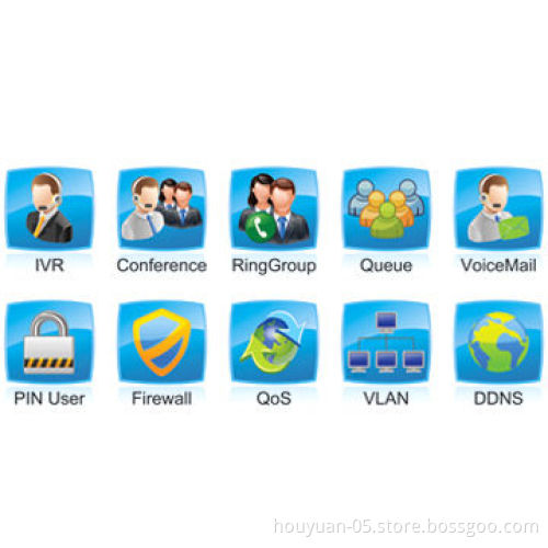 IP Phone System Solutions VoIP GSM Phone System with Open Source Asterisk, 8-port VoIP Gateway